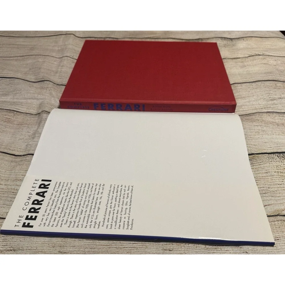 THE COMPLETE FERRARI Hardcover Roger Hicks & Keith Bluemel Excellent Condition